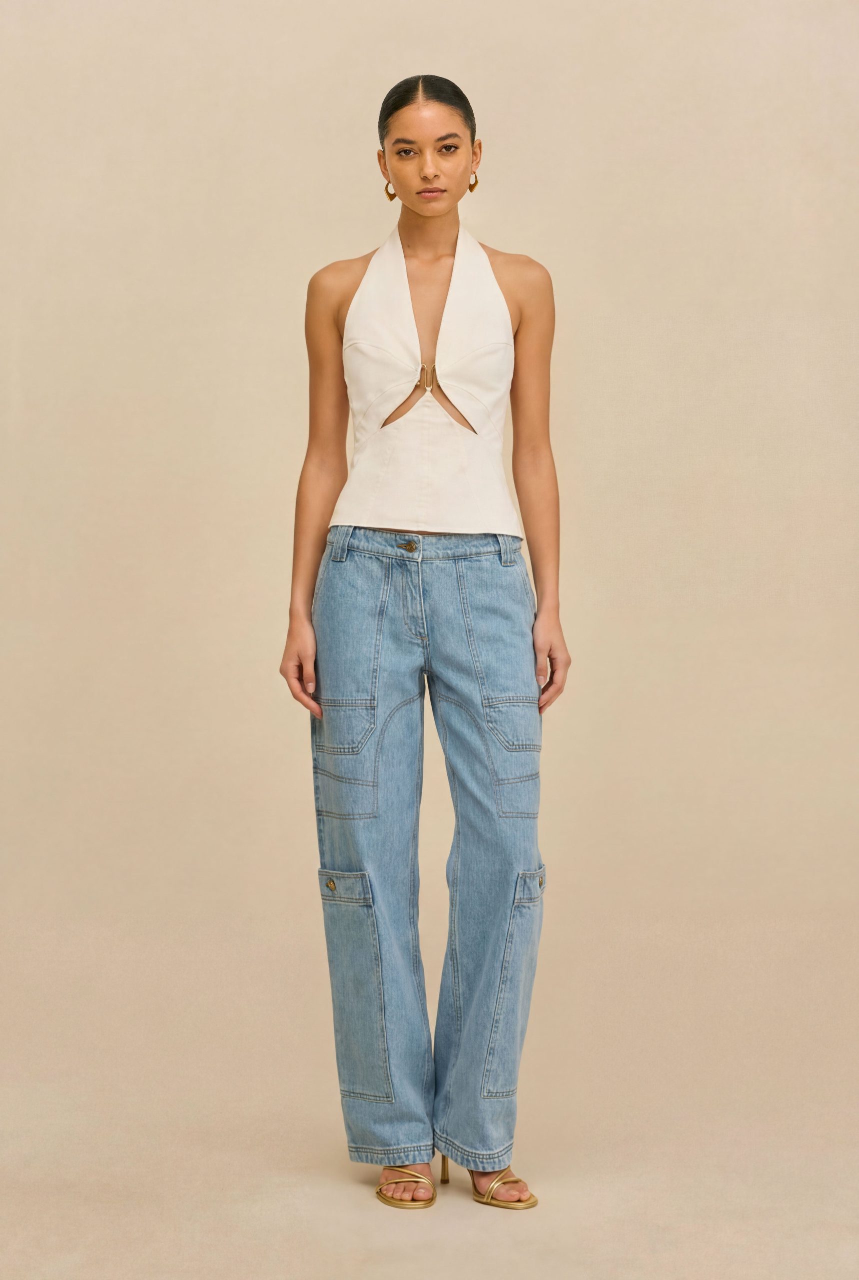 WYNN LOW RISE DENIM PANT